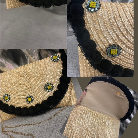 Straw raffia clutch - Picture 5 of 5